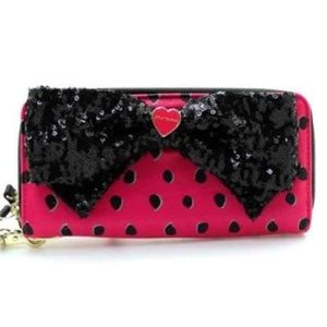 Betsey Johnson Double Zip Wallet